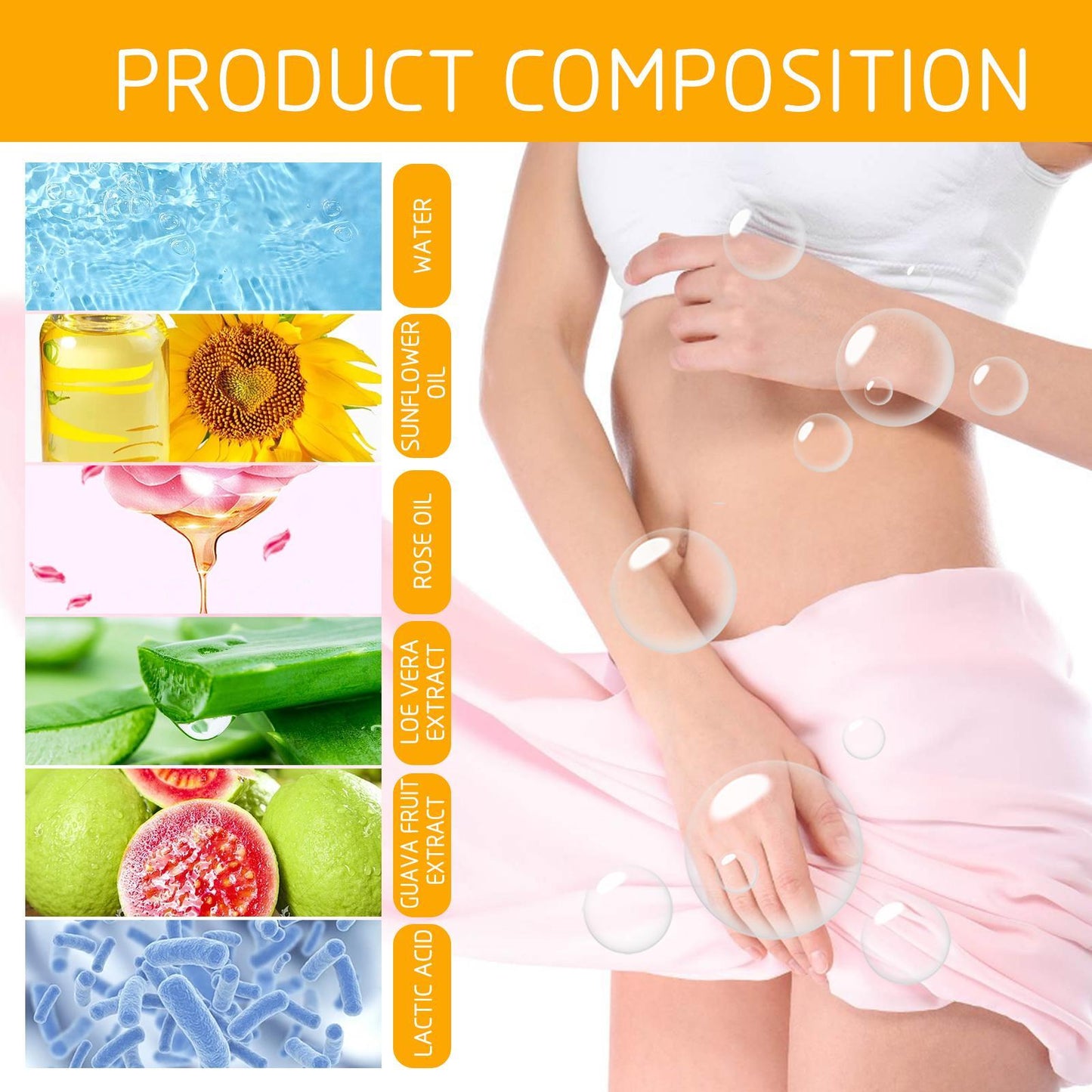 Ilehoi Sunflower Oil Female Wash Body Cleansing Oil Control Moisturizing Long-lasting Fragrance Shower Gel