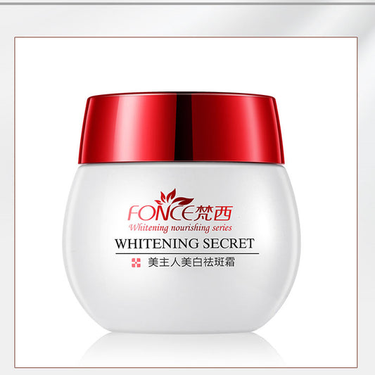 Whitening and diminishing spots moisturizing cream