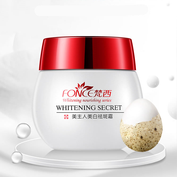 Whitening and diminishing spots moisturizing cream