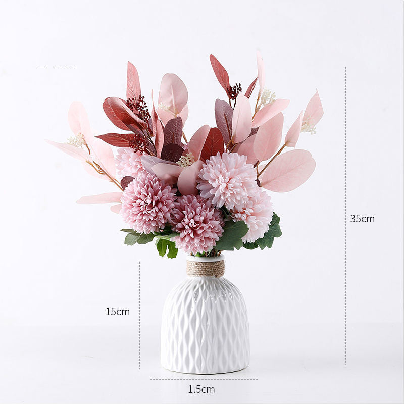 Light Luxury Ceramic Vase Decoration Living Room Bedroom Room Female Decoration