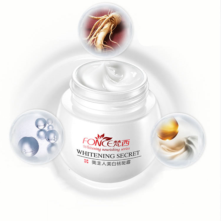 Whitening and diminishing spots moisturizing cream